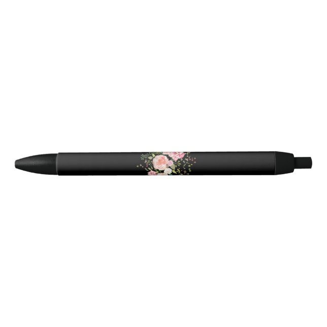 Bolígrafo De Tinta Negra flor de primavera (Anverso)