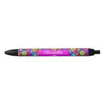 Flor Retro Floral Personalizada