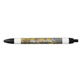 Bolígrafo De Tinta Negra Florecer de la naturaleza
