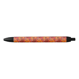 Bolígrafo De Tinta Negra Flores de Falln Groovy