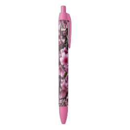Bolígrafo De Tinta Negra Flores de la primavera