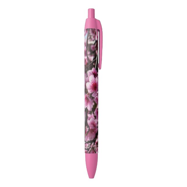 Bolígrafo De Tinta Negra Flores de la primavera (Parte inferior (Vertical))