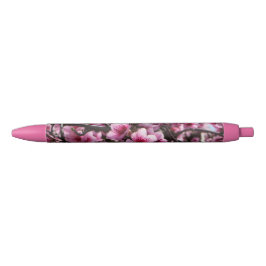 Bolígrafo De Tinta Negra Flores de la primavera