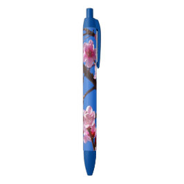 Bolígrafo De Tinta Negra Flores de la primavera