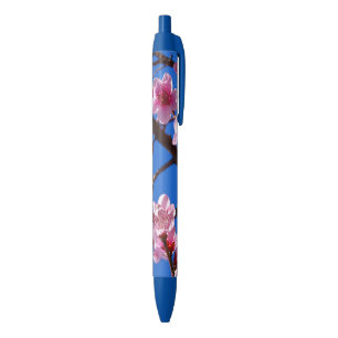 Bolígrafo De Tinta Negra Flores de la primavera