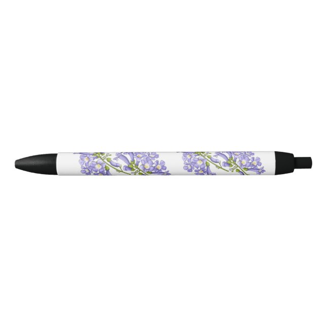 Bolígrafo De Tinta Negra Flores do Brasil jacaranda (Anverso)