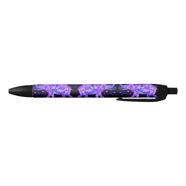 Bolígrafo De Tinta Negra Flores Elephant Pen (Parte de abajo)