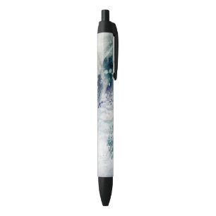 Bolígrafo De Tinta Negra Fondo abstracto de la acuarela en el papel 2 del