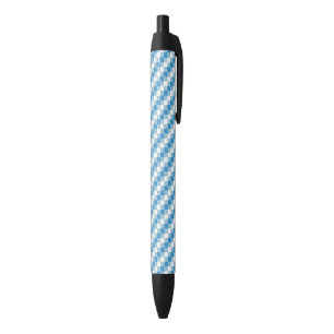 Bolígrafo De Tinta Negra fondo Azul-blanco de los cuadrados