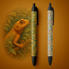 Bolígrafo De Tinta Negra forest lizard clump