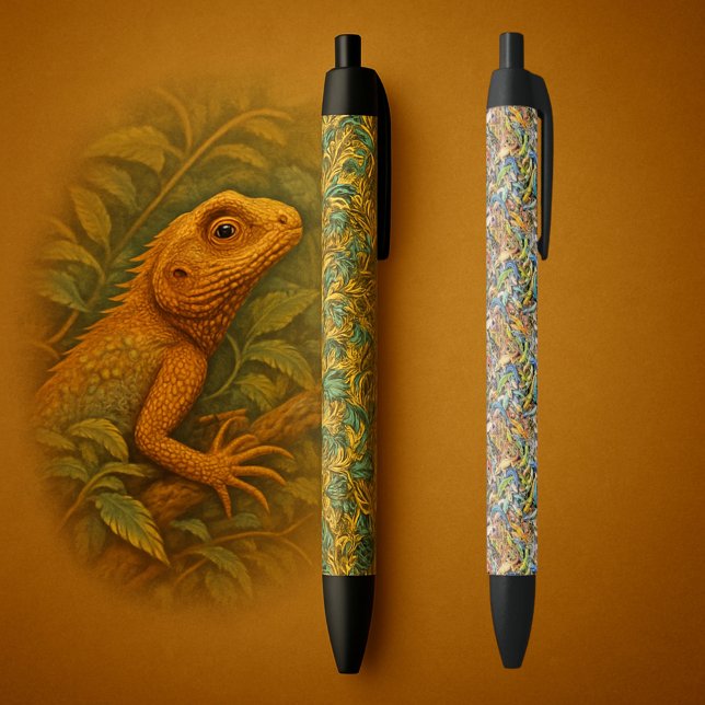 Bolígrafo De Tinta Negra forest lizard clump (Subido por el creador)