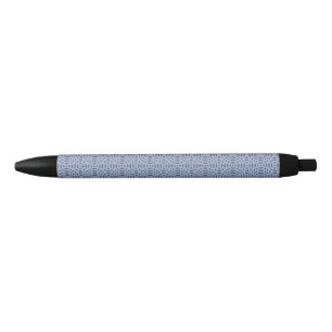 Bolígrafo De Tinta Negra forma circular patrón transparente