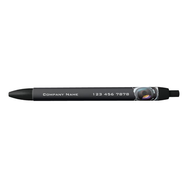 Bolígrafo De Tinta Negra Fotografía promocional en blanco y negro (Anverso)