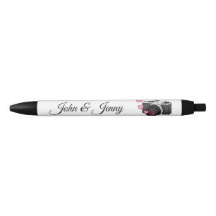 Bolígrafo De Tinta Negra Fotógrafo de cámara regalo de favor de boda person