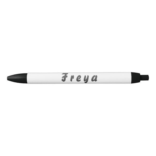 Bolígrafo De Tinta Negra Freya Kugelschreiber (Anverso)