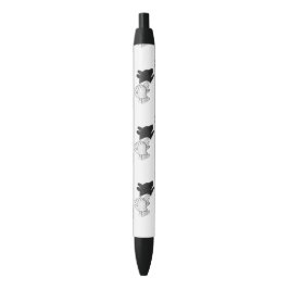 Bolígrafo De Tinta Negra Fun Dog Hand Silhouette