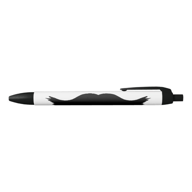 Bolígrafo De Tinta Negra Furry Black Mustache (Parte superior)