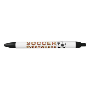 Bolígrafo De Tinta Negra Fútbol SUPERIOR por todas partes