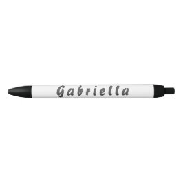 Bolígrafo De Tinta Negra Gabriella Kugelschreiber