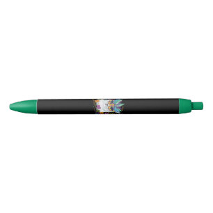 Bolígrafo De Tinta Negra Gato Mardi Gras, divertida Mardi Gras