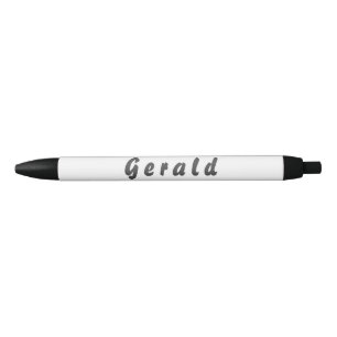 Bolígrafo De Tinta Negra Gerald Kugelschreiber