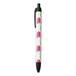 Bolígrafo De Tinta Negra Gerbera Daisy Flowers