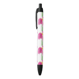 Bolígrafo De Tinta Negra Gerbera Daisy Flowers