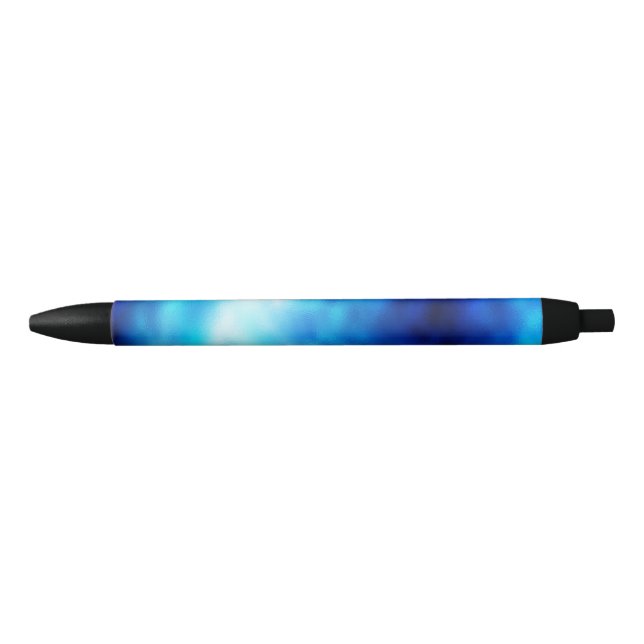 Bolígrafo De Tinta Negra Glass azul (Anverso)