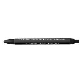 Bolígrafo De Tinta Negra GMF negro personalizado