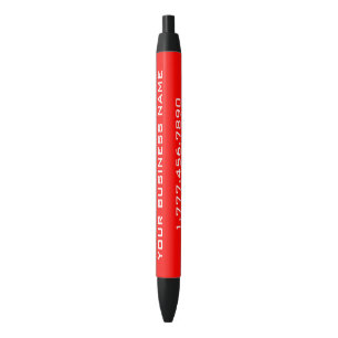 Bolígrafo De Tinta Negra GMF rojo personalizado