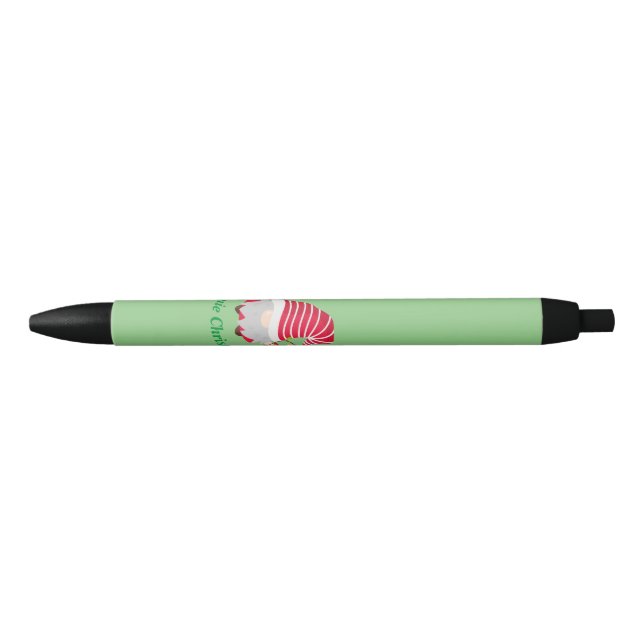 Bolígrafo de tinta negra Gnomie Christmas (Anverso)
