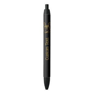 Bolígrafo De Tinta Negra Golden Lyre
