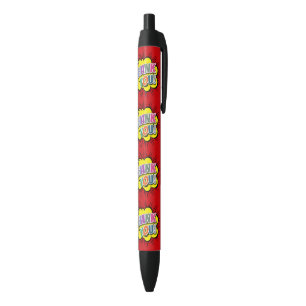Bolígrafo De Tinta Negra Gracias