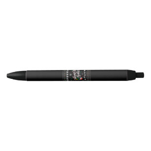 Bolígrafo De Tinta Negra Graciosa Feliz Navidad