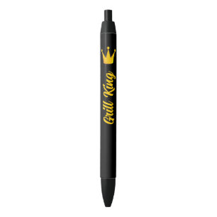 Bolígrafo De Tinta Negra Grill King Crown