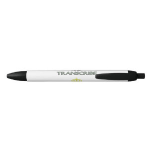 Bolígrafo De Tinta Negra Guarde la calma y transcriba