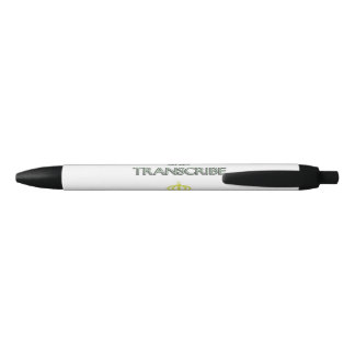 Bolígrafo De Tinta Negra Guarde la calma y transcriba