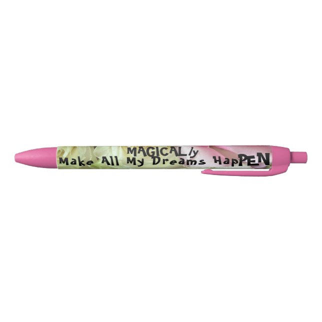 Bolígrafo De Tinta Negra Guay Cute Magicamente Hacer Todos Mis Sueños HapPE (Parte de abajo)