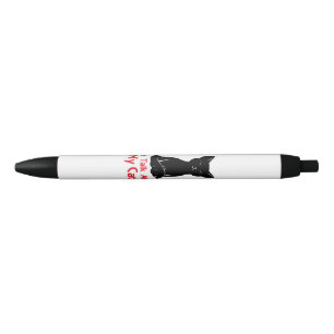 Bolígrafo De Tinta Negra Hablemos de mi gato
