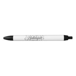 Bolígrafo De Tinta Negra Hallelujah Monogram