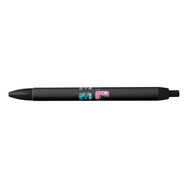 Bolígrafo De Tinta Negra Halloween divertido (Anverso)