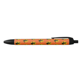 Bolígrafo De Tinta Negra Halloween Flying Witch Pen