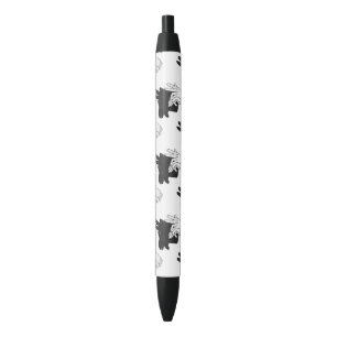 Bolígrafo De Tinta Negra Hand Silhouette Billy Goat Gray