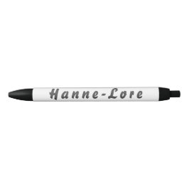 Bolígrafo De Tinta Negra Hanne-Lore Kugelschreiber