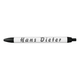 Bolígrafo De Tinta Negra Hans Dieter Kugelschreiber