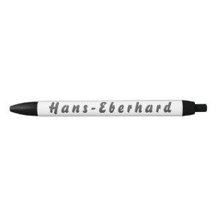 Bolígrafo De Tinta Negra Hans-Eberhard Kugelschreiber