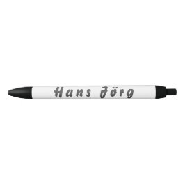Bolígrafo De Tinta Negra Hans Jörg Kugelschreiber