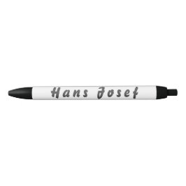 Bolígrafo De Tinta Negra Hans Josef Kugelschreiber