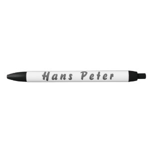 Bolígrafo De Tinta Negra Hans Peter Kugelschreiber