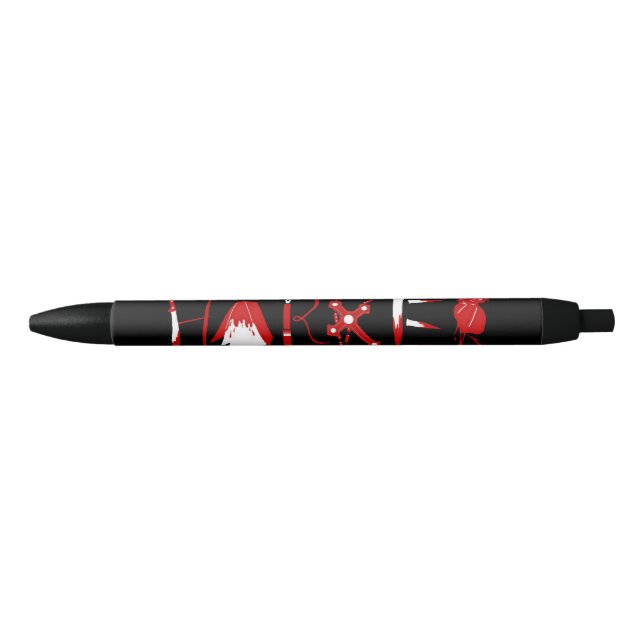 Bolígrafo De Tinta Negra Harker Pen (Anverso)